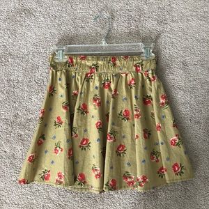 Abercrombie Floral Skirt